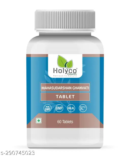 Mahasudarshan Ghan Vati tablet-60 tables|Supports respiratory health,Enhances digestion and detoxification - Springkart