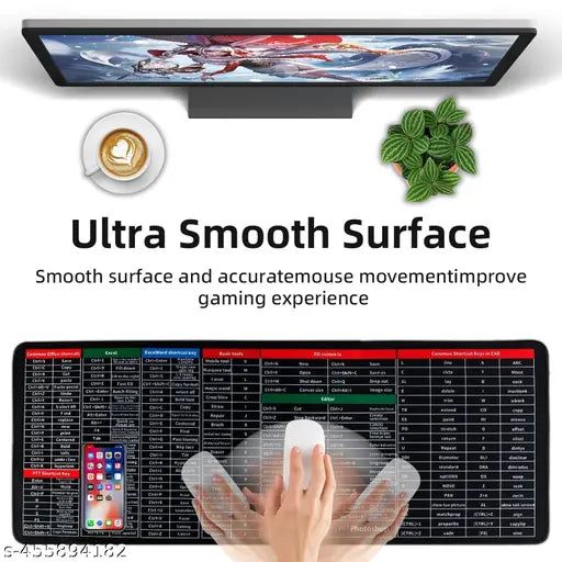 Anti-Slip Keyboard Pad with Office Software Shortcuts Pattern - Springkart