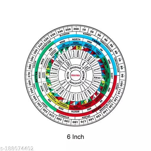 VAASTU VARDAN VASTU Shakti Chakra Acrylic Plastic Vastu Shakti Chakra For Vastu Remedy ( 6INCH ) - Springkart