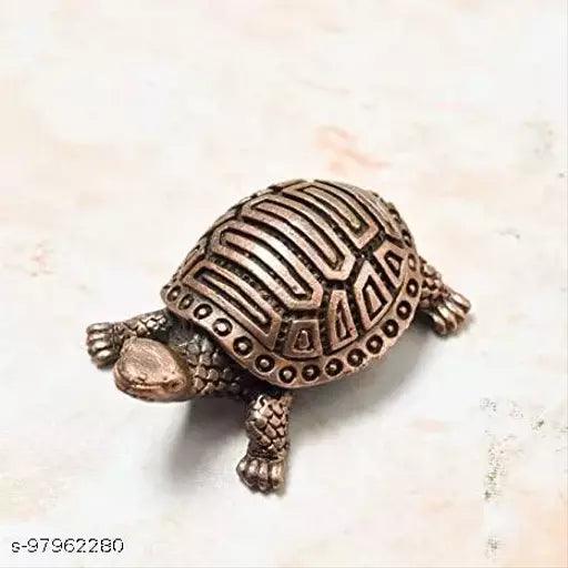 6 inches, Copper Handmade Turtle | Kurma | Tortoise , 30 Grams - Springkart