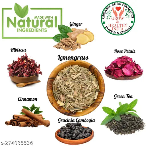 Sliming Tea | Lemongrass flavored + Natural Metabolism Booster For Healthy Weight Care - Springkart