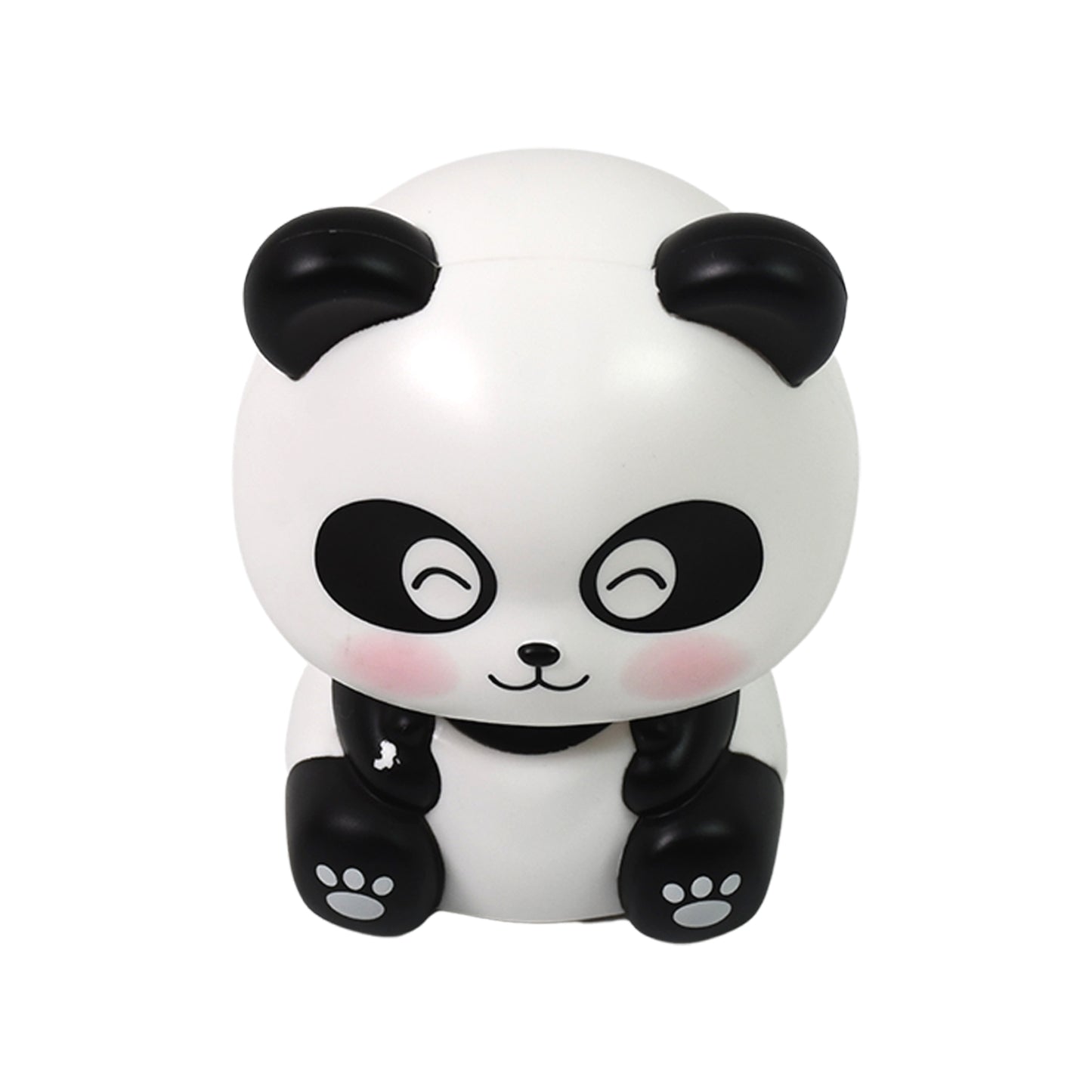 Car Decoration Solar Power Moving Head Panda Statue Creative (1 Pc) - Springkart