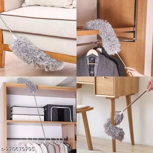 Microfiber Feather Duster Bendable & Extendable Fan Cleaning Duster - Springkart