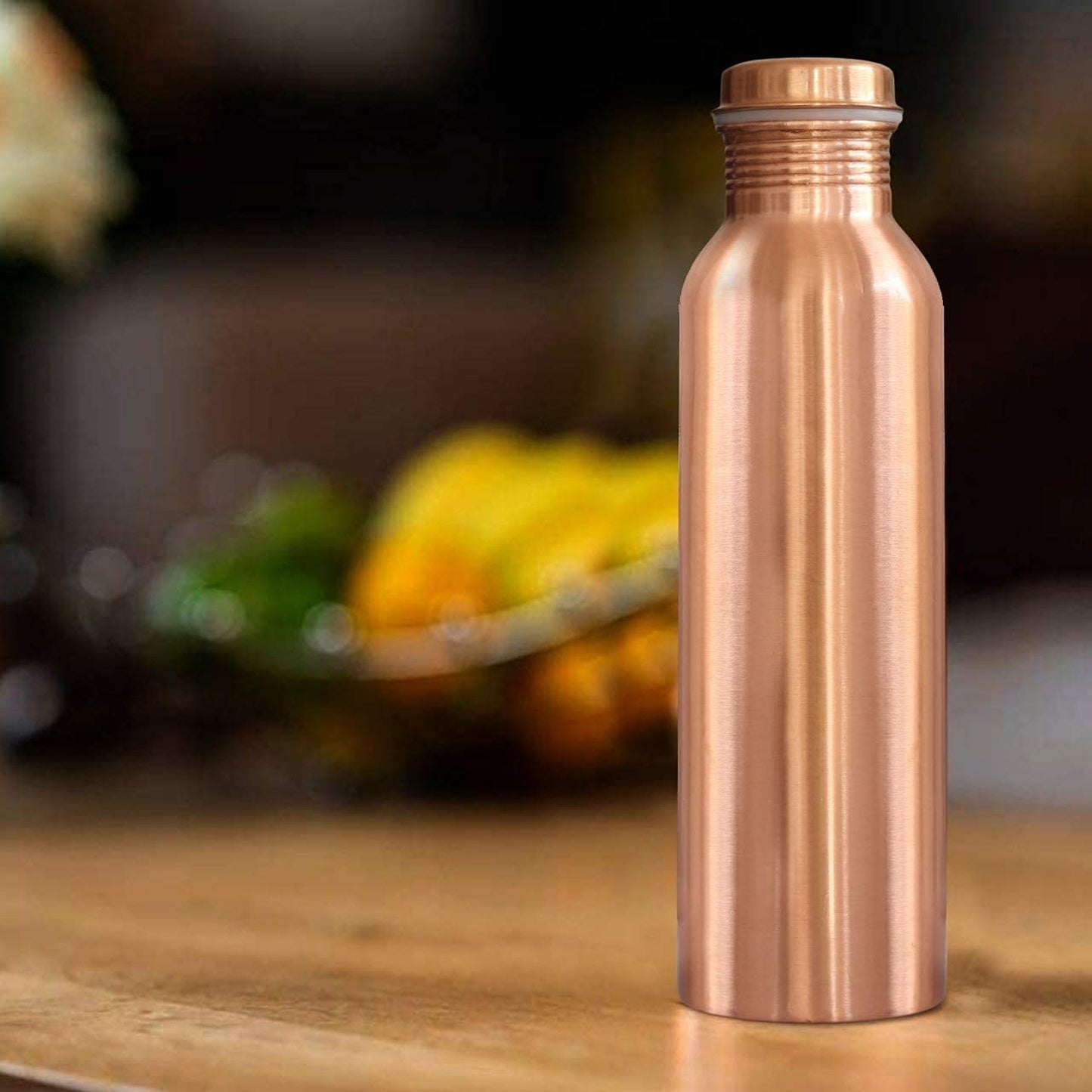 Copper Water Bottle 2 Glasses With Gift Box (3 Pcs Set) - Springkart