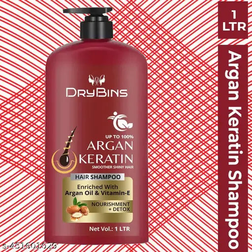DRYBINS Argan Kertain shampoo with conditioner complete hair care - Springkart