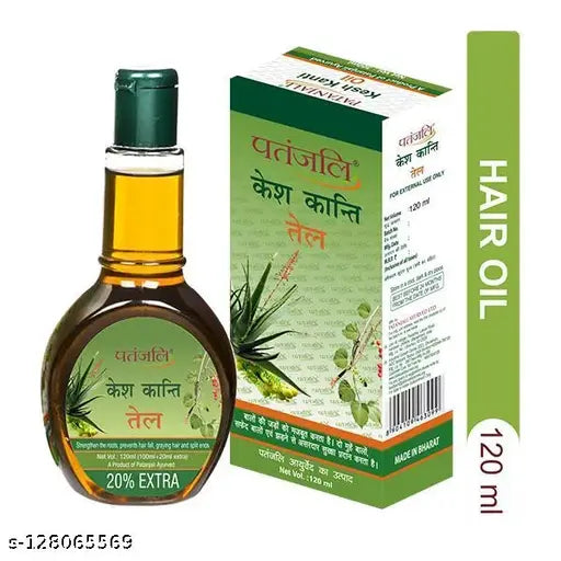 Patanjali Kesh Kanti Natural Shampoo Hair Cleanser 200 ml + Kesh kanti 120 Ml - Springkart