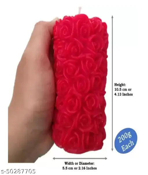 Attractive Candles - Rose flower design - Springkart