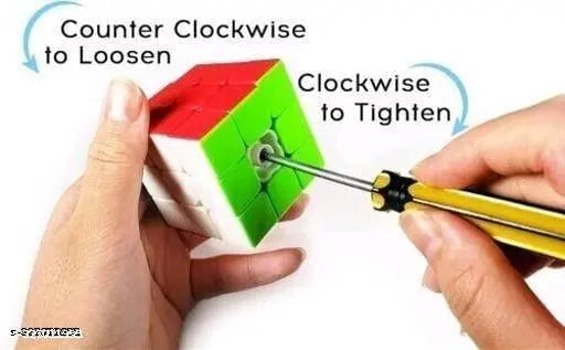 SuperFast 3 By 3 Cube 57mm Speed Pocket Sticker Puzzle Cube Educational Toys for Children 3x3x3 - Springkart