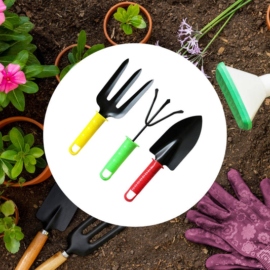 1768 Colorfull Garden Tool Set Set Of 3pc - Springkart