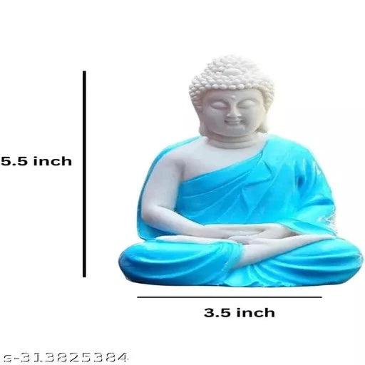 Statue of Meditating Buddha Decorative Showpiece - Springkart