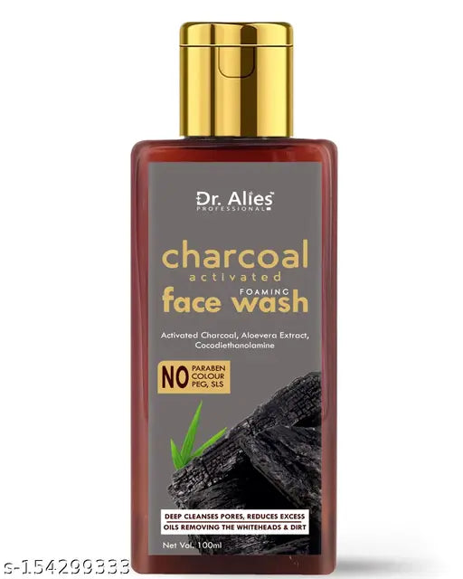 Professional Charcoal Facewash for oil control and Acne - For Oily Skin - Natural Face Wash (100 ml) - Springkart