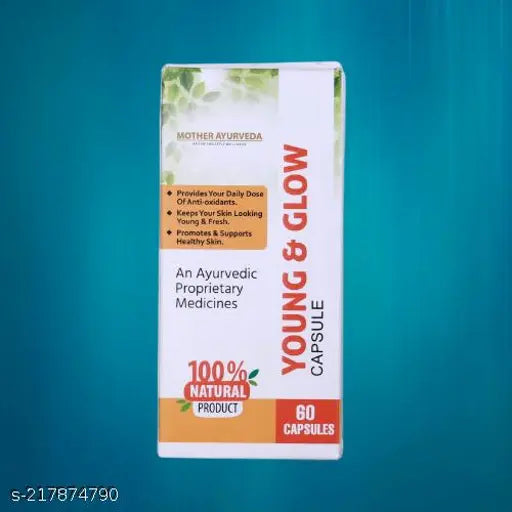 Ayurveda Young and Glow Capsule (60 Capsule) - Springkart