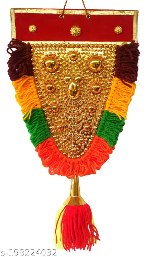 Wall hanging Nettipattom- Elephant caparison for home decor and wall decoration 1 feet - Springkart