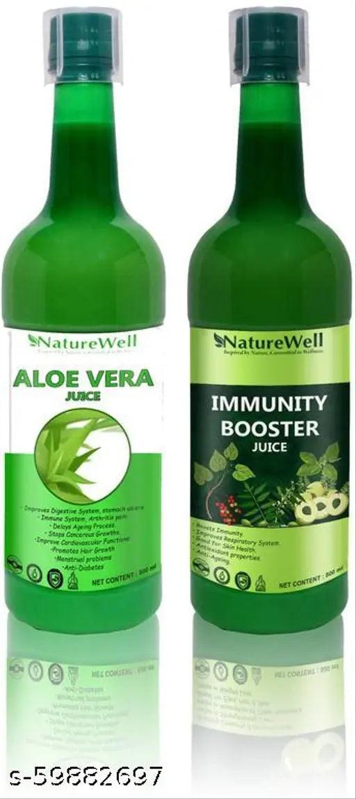 Ultra Aloevera/Immunity Booster Juice for Building Immunity and Digestion Booster /Pack of 2 - Springkart