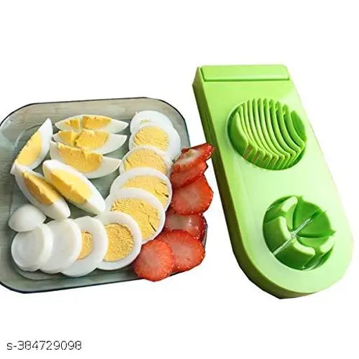 Multi Purpose Egg Slicer - 2 in 1 Boiled Egg Cutter & Mushroom Slicer, - Springkart