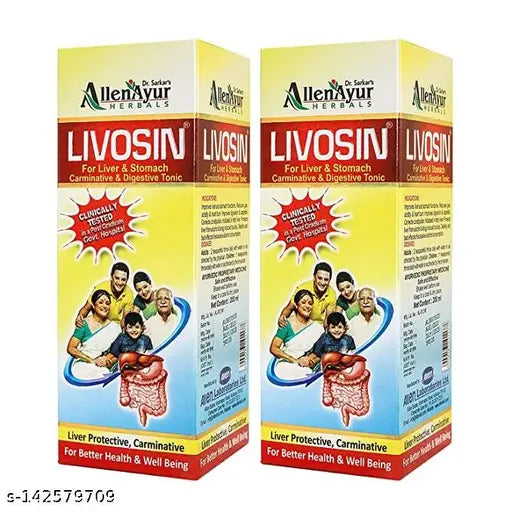 Livosin Liver & Stomach Tonic (200ml X 2) Pack of 2 - Springkart