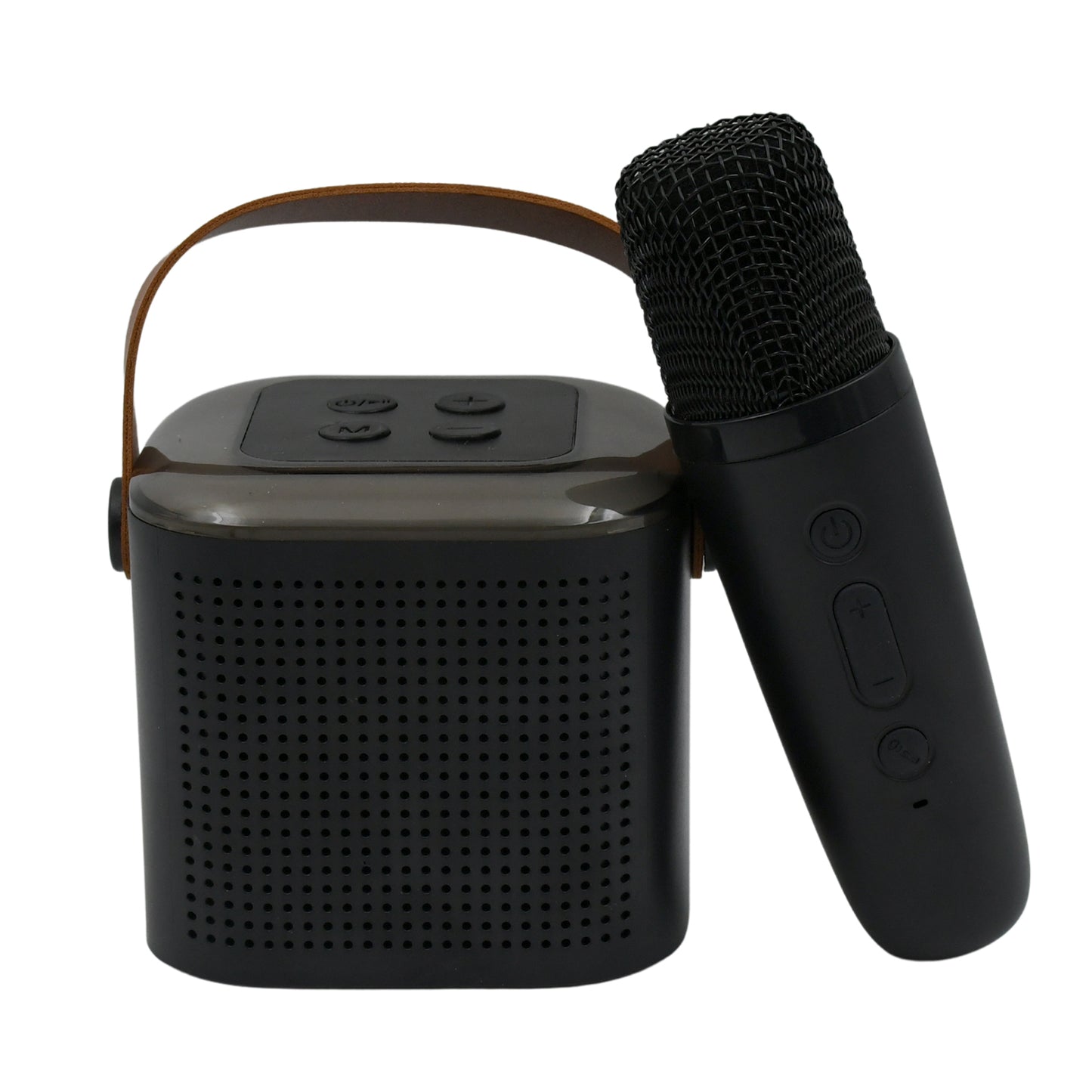 12669 Wireless Speaker Microphone Set Rgb Light Support Memory Card Portablekaraoke Machine Perfect For Travel Tv - Springkart