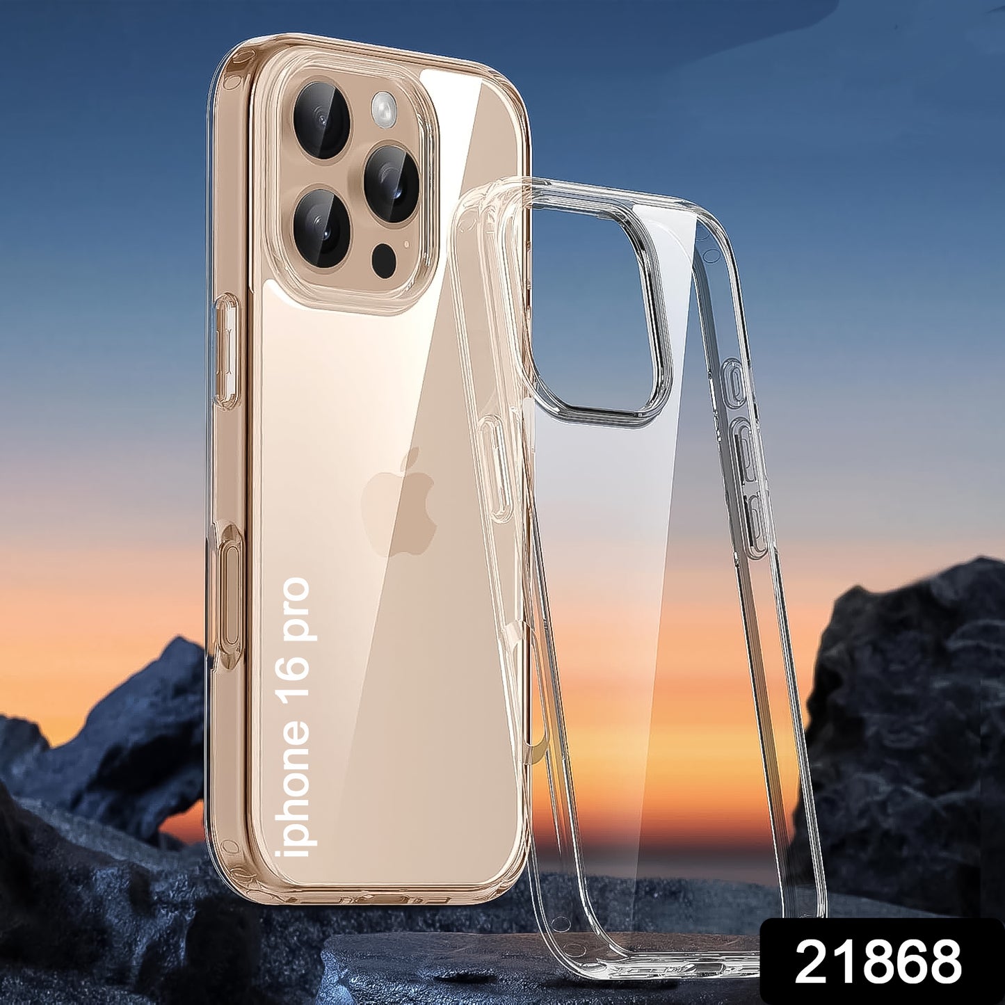 Transparent Hard Case For Iphone 16 Pro Case (1 Pc) - Springkart