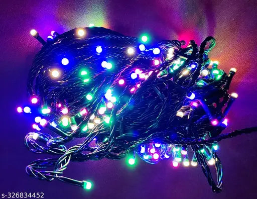 10 Meter 36 Led Multi Dhoom ( PACK OF 2 ) Multicolor Serial String Led Light with 8 Modes Changing Controller - Springkart