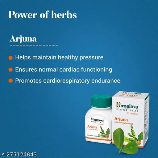 Himalaya Arjuna - 60 Tablets - Springkart