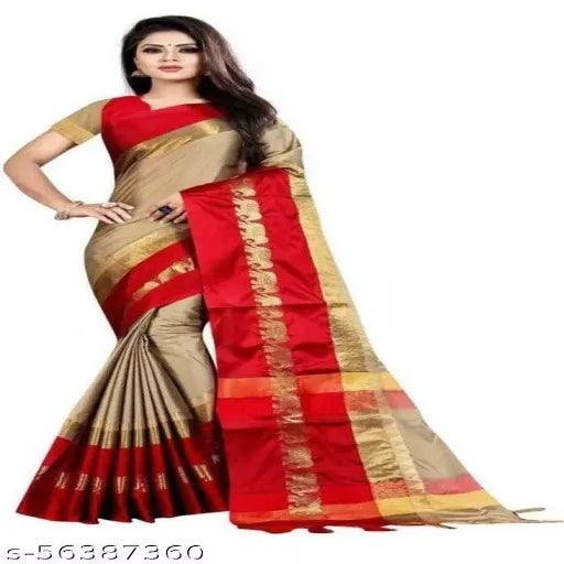 Hathi Design Cotton Silk Saree Running Blouse Piece - Springkart