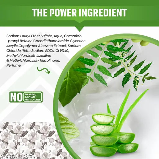 KURAIY Neem Aloe Vera,Vitamin C & Ubtan Skin Whitening Brightening Face wash, Tan Removal Face wash, Oil Control, Spot Removal And All Skin Types Face wash (225ML) Combo