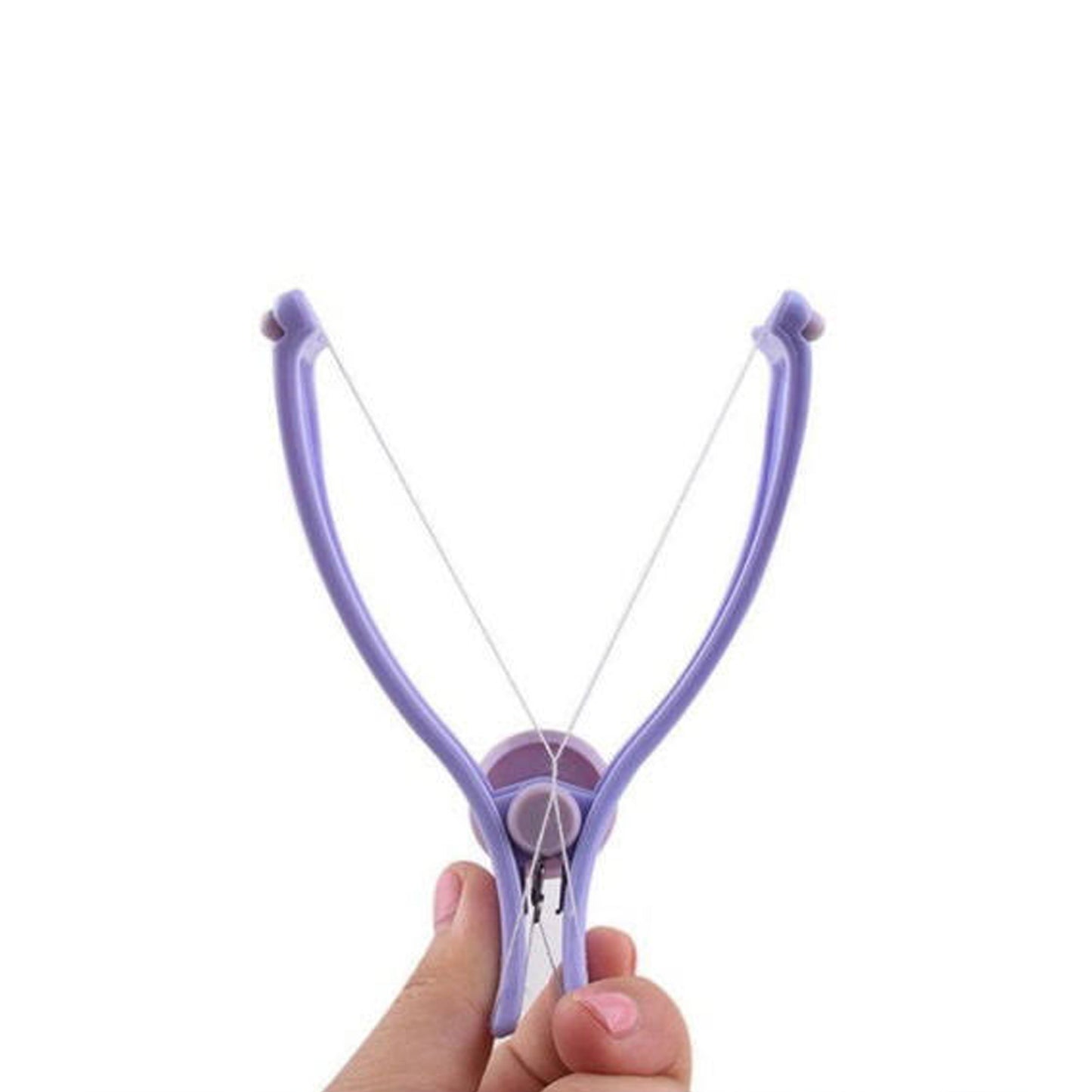 1419 Slique Painless Eyebrow Upper Lips Face And Body Hair Removal Threading Manual Tweezer Machine Shaver System Kit - Springkart