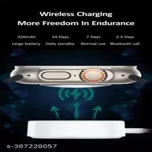 T800 Ultra Men Smartwatch Bluetooth Call Wireless Charge Fitness Bracelet (Orange) Nectar T-800 Ultra smartwatch - Springkart