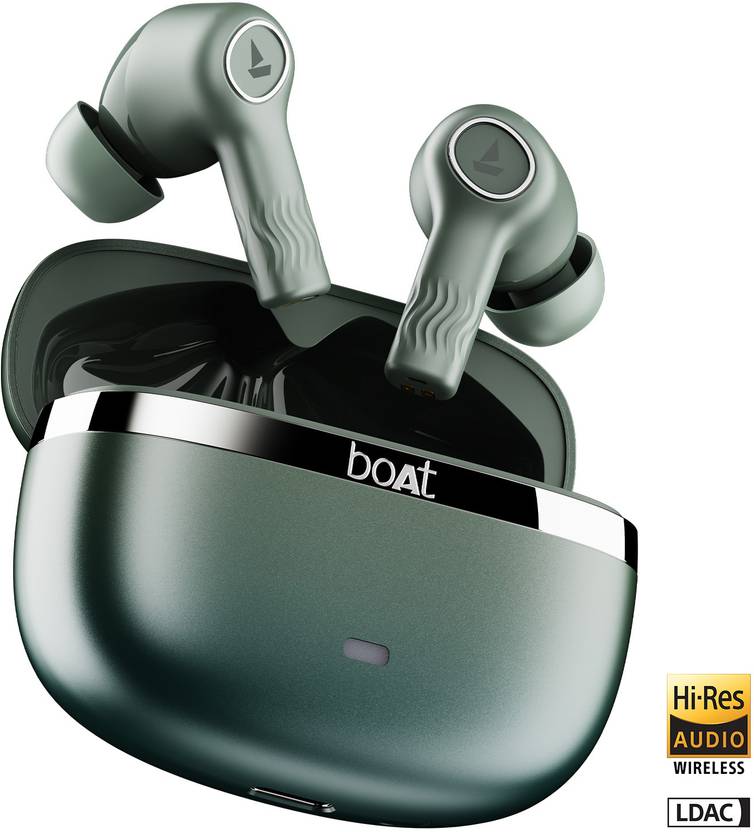 boAt Nirvana ION ANC Pro w/ Hi-Res Audio with LDAC, ANC, 120 HRS Playback, MultiPoint Bluetooth (Northern Lights, True Wireless)