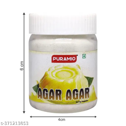 Agar Powder (Perfect for Jelly & Desserts | 100% Pure Powder), 30g