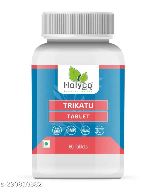 Trikatu Tablets-60 tablets|Combines natural Ginger,Black Pepper,Long Pepper Powder Support Digestive and Respiratory Health - Springkart