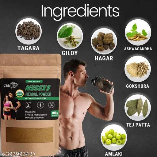 weight gain powder,muscle gainer protein, vajan badhane ki dava, sehat banane ki dava, mashrum ad powder, mashroom x powder -100GM - Springkart