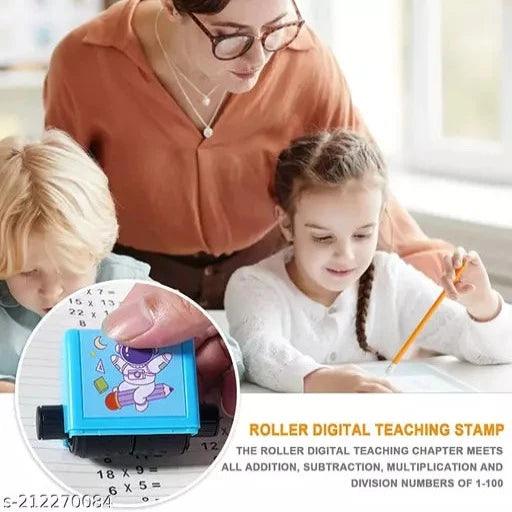 Smart Math Roller Stamp Number Rolling Stamp Addition and Subtraction - Springkart