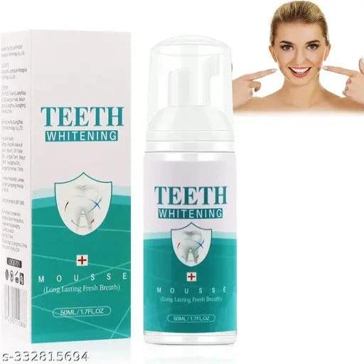 Pack of 2 of 50 ML Unique Whitening Foam to Removes Bad Breath Fights Germs /Teeth Whitening - Springkart