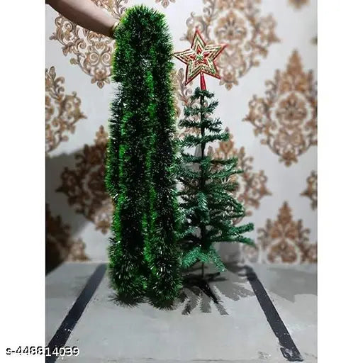 Green Garlands - Heavy 10 Pcs of 6 Feet Each (6CM width) - Springkart