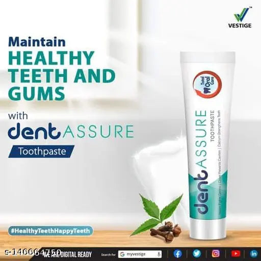 DENTASSURE TOOTHPASTE 100G - Pack of 3 - Springkart
