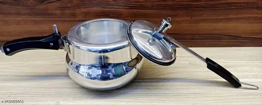 3 L Aluminium OuterLid Pressure Cooker With Induction Base