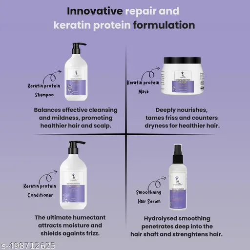LABANGERRY Keratin Hair Shampoo And Conditioner Thickens and Volumizes Thin Hair Decreases and Keratin