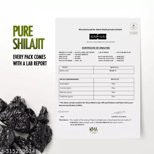 Himalayan Shilajit/Shilajeet Resin 10g - Springkart
