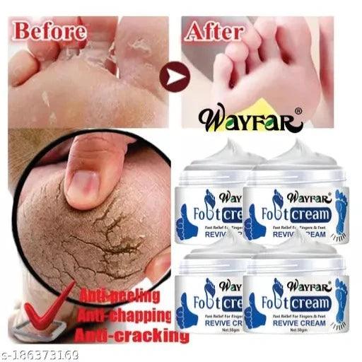 Foot Crack Cream For Dry Cracked Heels & Feet (50gm) Pack of 4 - Springkart