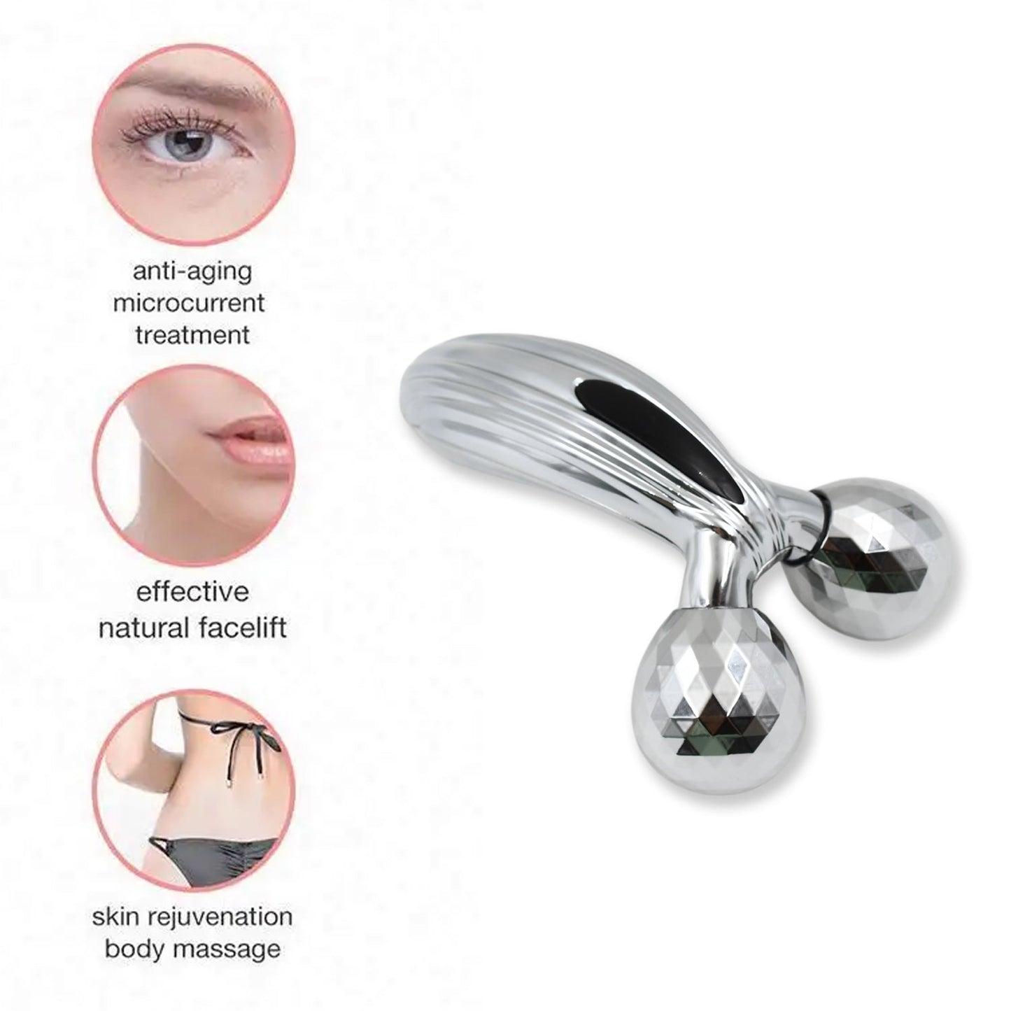 3d Manual Face Roller Massager (1 Pc) - Springkart