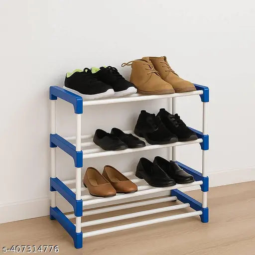 Best Quality Shoe Rack for Shoes and Clothes Step 4- (Blue)