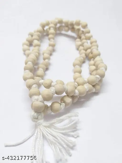 Hare Krishna Food For Soul Beal Mala|Beal Patri Jaap Mala|Iskcon Mala|108+ 1 Beads Mala|Polished Beads|Chanting Mala - Springkart