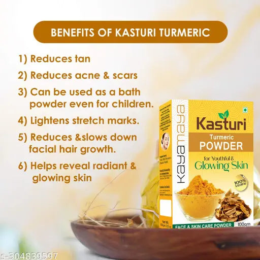 Wild Turmeric Powder 100gm/100% Natural And Pure Kasturi Turmeric,Orange Peel Powder 100gm - Springkart