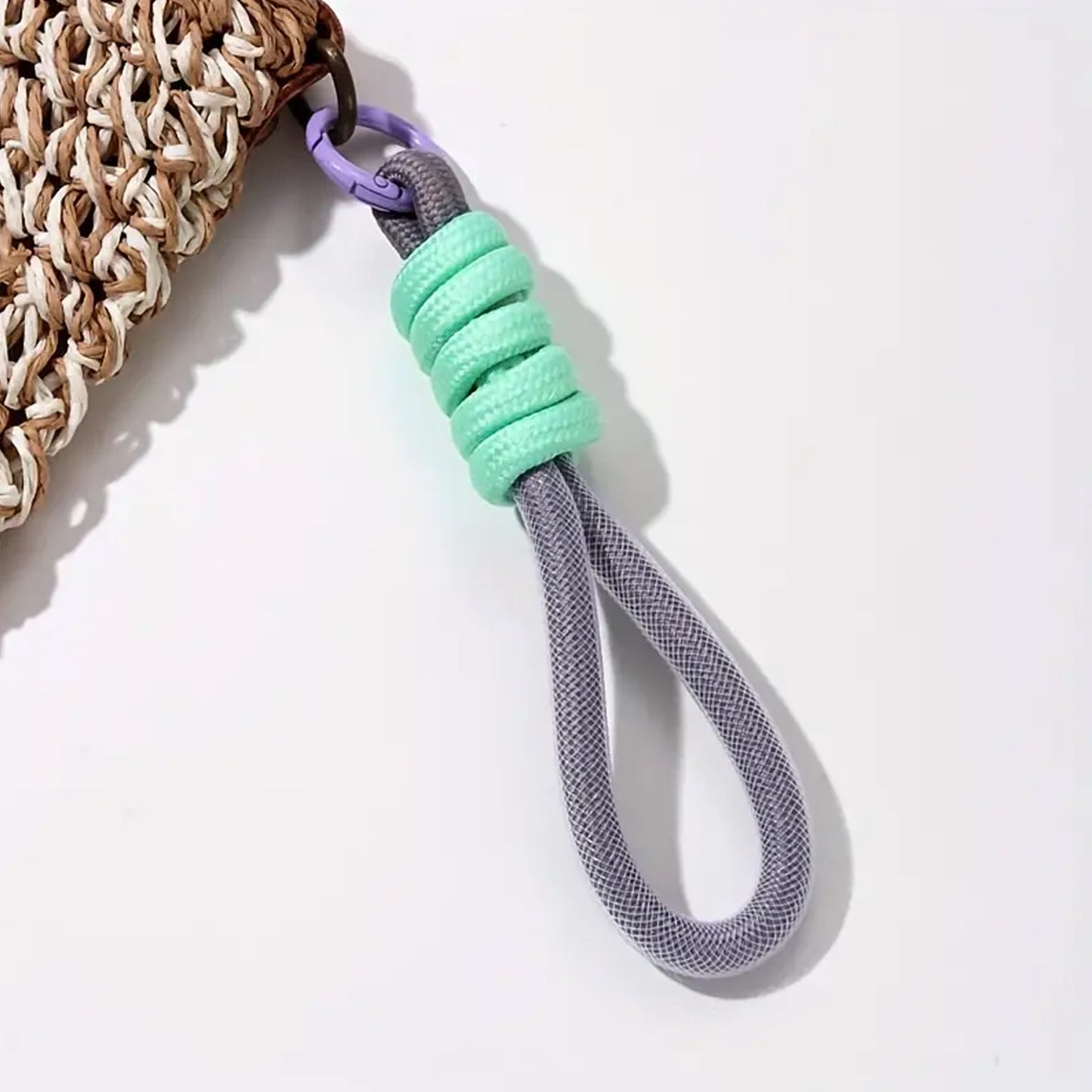 Multipurpose Adjustable Hand Wrist Strap Lanyardwith Cellphone Phone Strap (1 Pc 6 Inch Multicolor) - Springkart