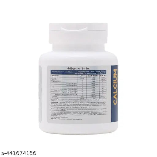 Asclepius Wellness Calcium Tabalet 60 Tabalets - Springkart