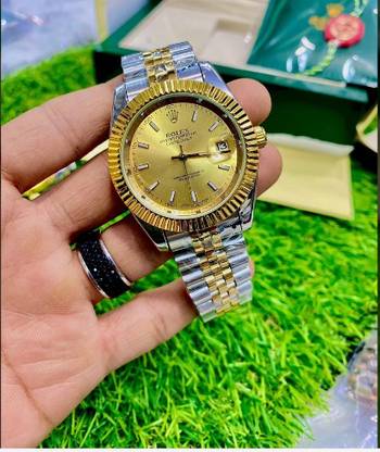 Varsha Impossible Screen Guard for Golden Stainless Steel Rolex watch 26.05.2019 - Copy (5) (Pack of 2)