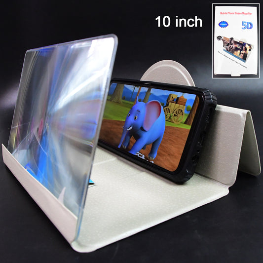 5d Hd Mobile Phone Screen Magnifier Amplifier (1 Pc 10 Inch) - Springkart