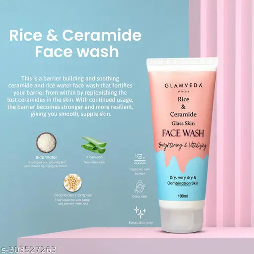All Skin Rice & Ceramide 6-Step Skincare Kit - Springkart