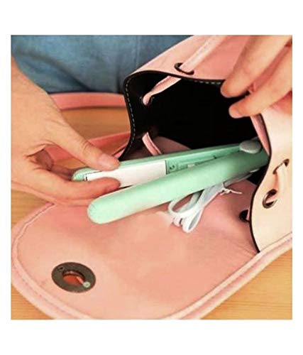 1215 Mini Portable Electronic Hair Straightener And Curler - Springkart